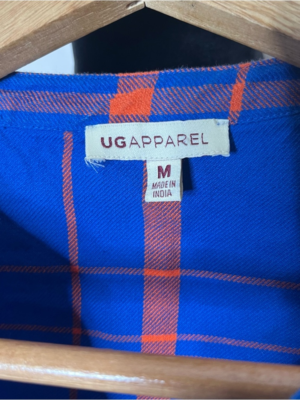 UG Apparel Women’s Blue Orange Plaid V~Neck Florida Gators Cotton Tunic Sz M - Picture 2 of 7